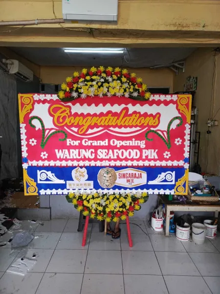 Papan Bunga Ucapan Selamat Petojo Selatan